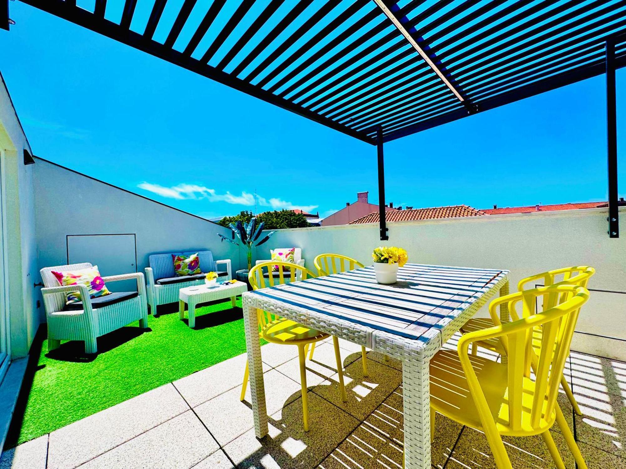 Central Tiled Apartment Aveiro Exteriér fotografie